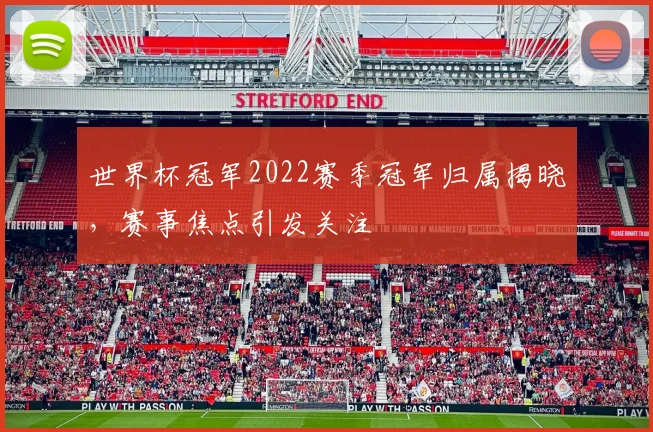 世界杯冠军2022赛季冠军归属揭晓，赛事焦点引发关注